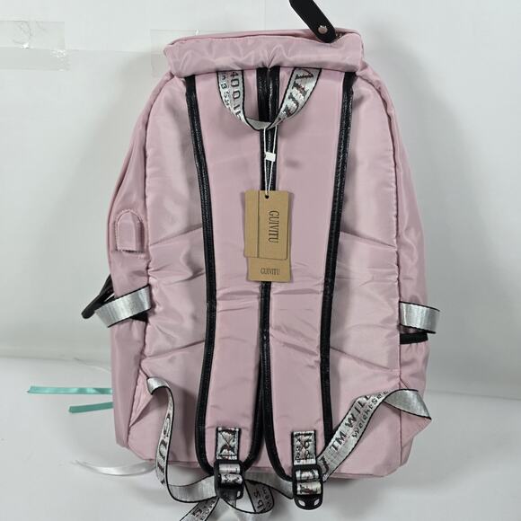 GUIVITU Girls Backpack School Children Bookbag Casual Pink Pencil Case Large - Picture 9 of 16